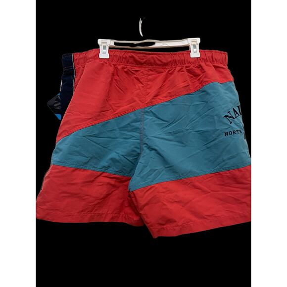 NEW Mens Nautica Orange Swim Trunks Size XXL 1983 North Coast Quick Dry Wicking - Picture 2 of 4